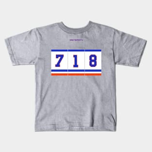 Rep Your Area Code (NYI 718) Kids T-Shirt